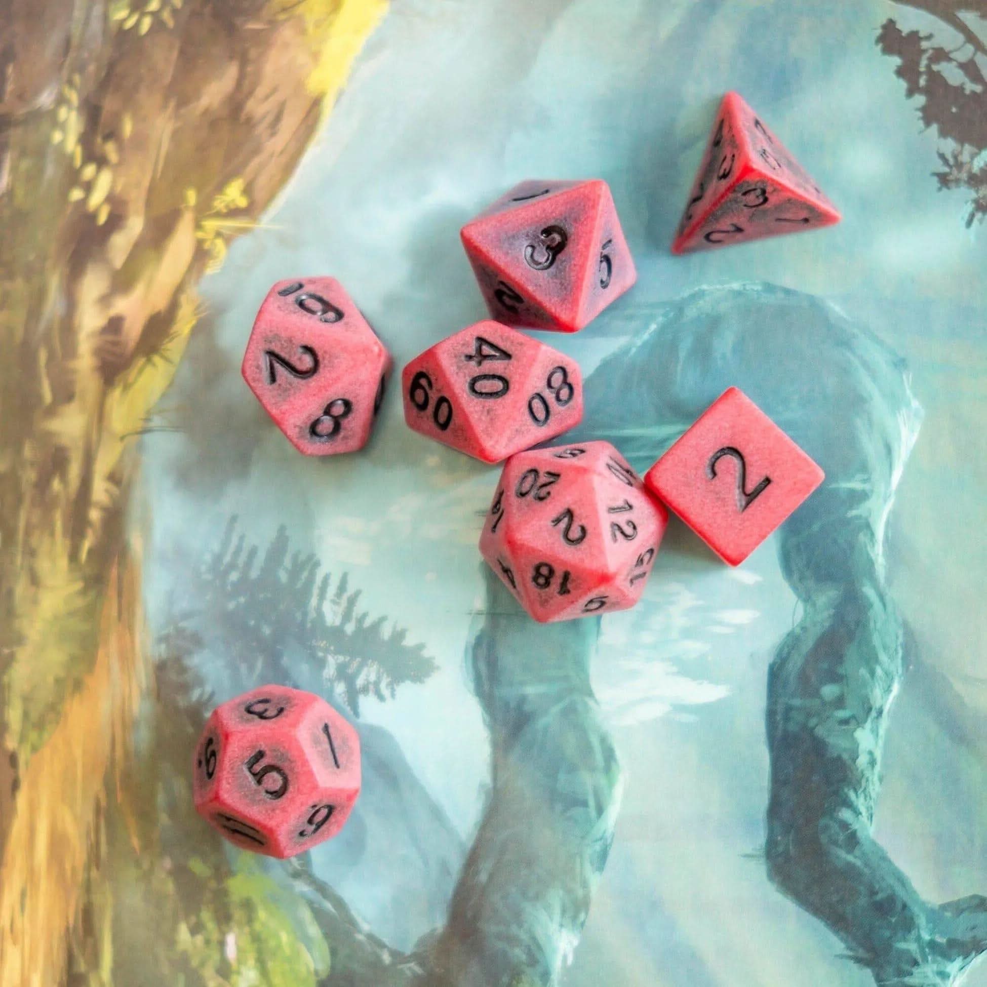 Vampire Pastel Red Dice