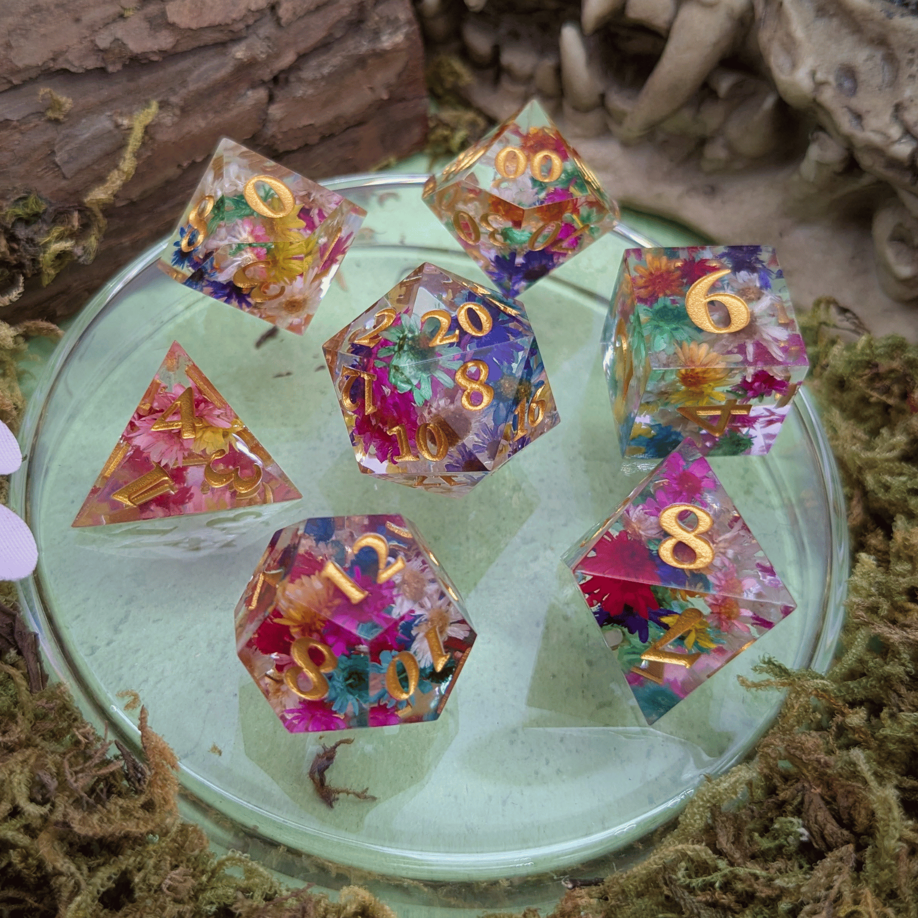 Flower Sharps Dice