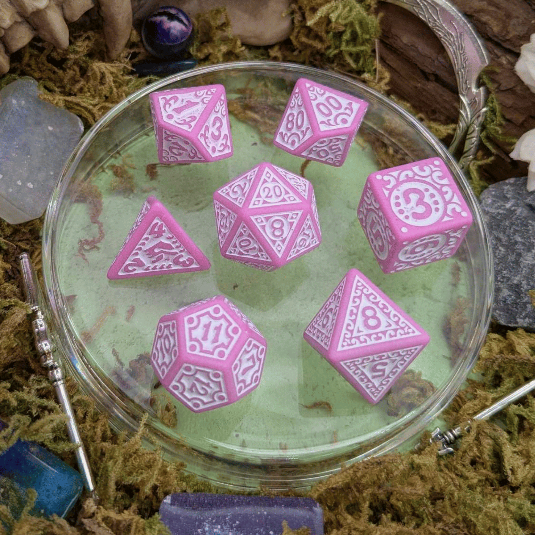 Ornate Fairy Dice Set
