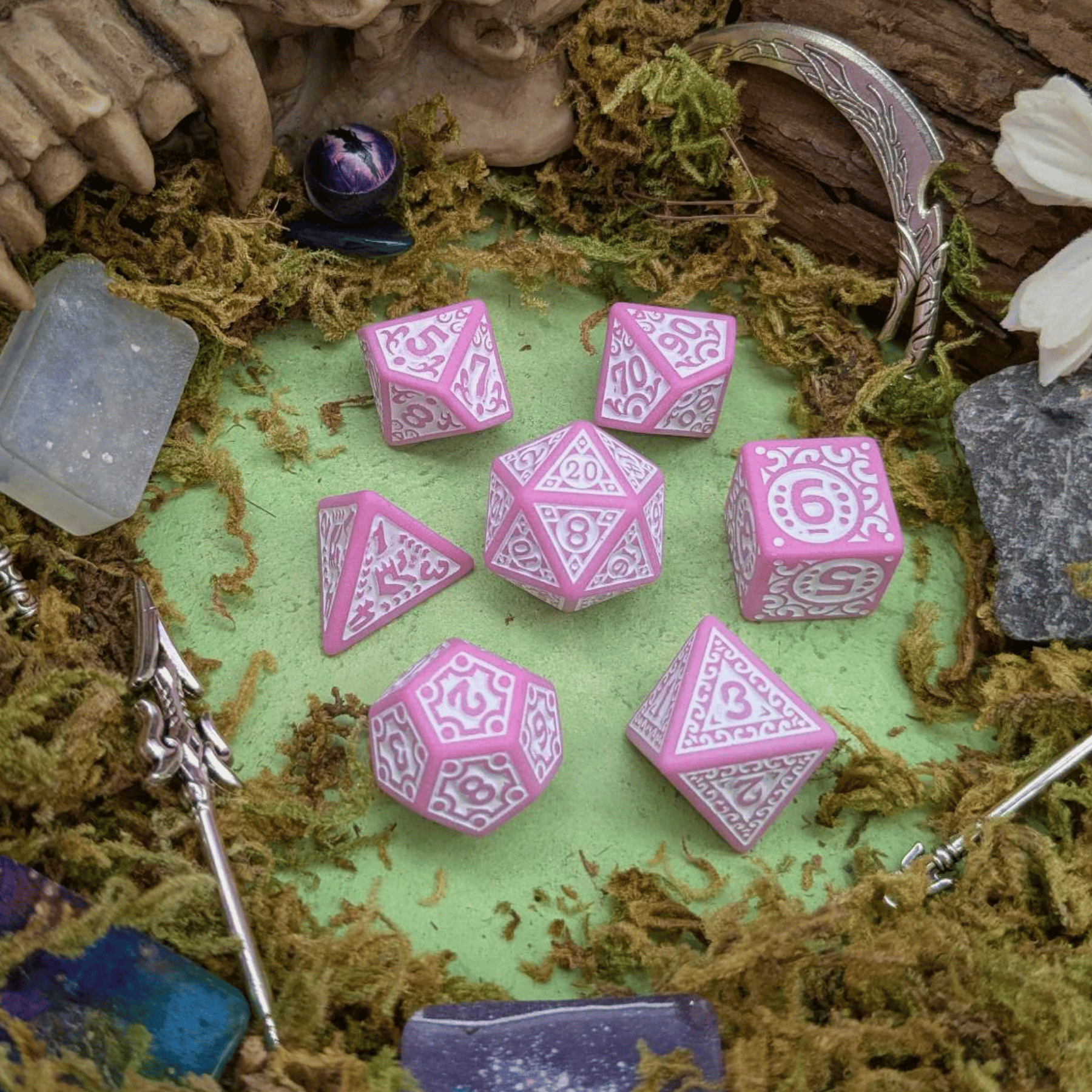 Ornate Fairy Dice Set