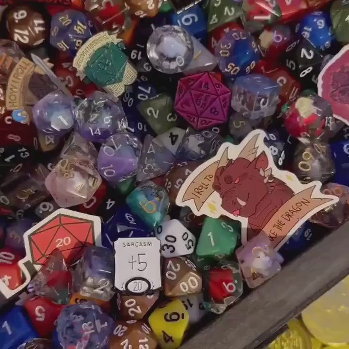 DnD Mystery Chest, Mystery Dice Bags you choose the scoops