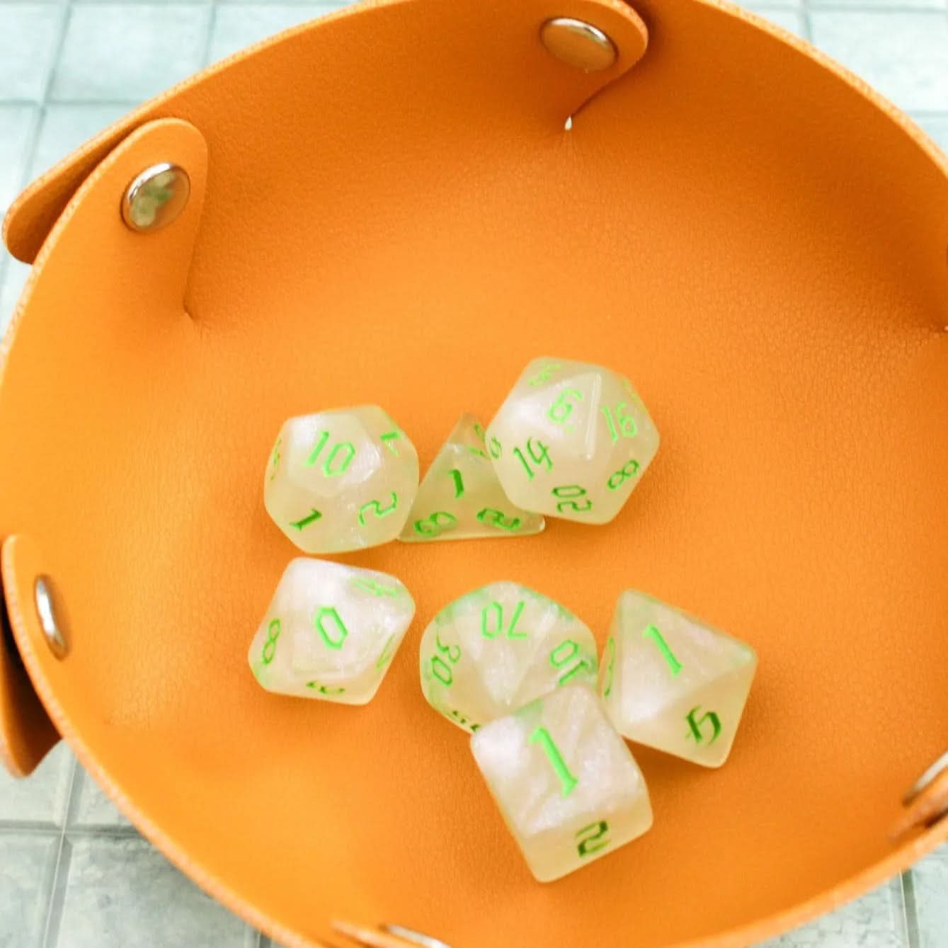 Green Fog TTRPG Dice Set - MysteryDiceGoblins