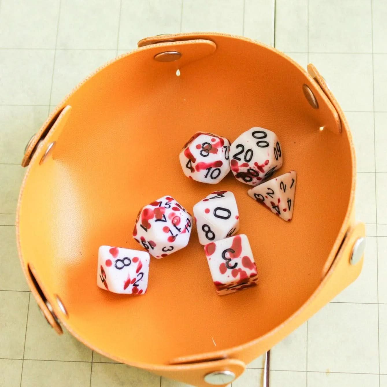 Rouge Splatter Dice Set