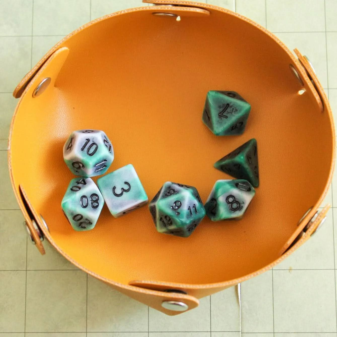 Archaic Dark Green Dice Set