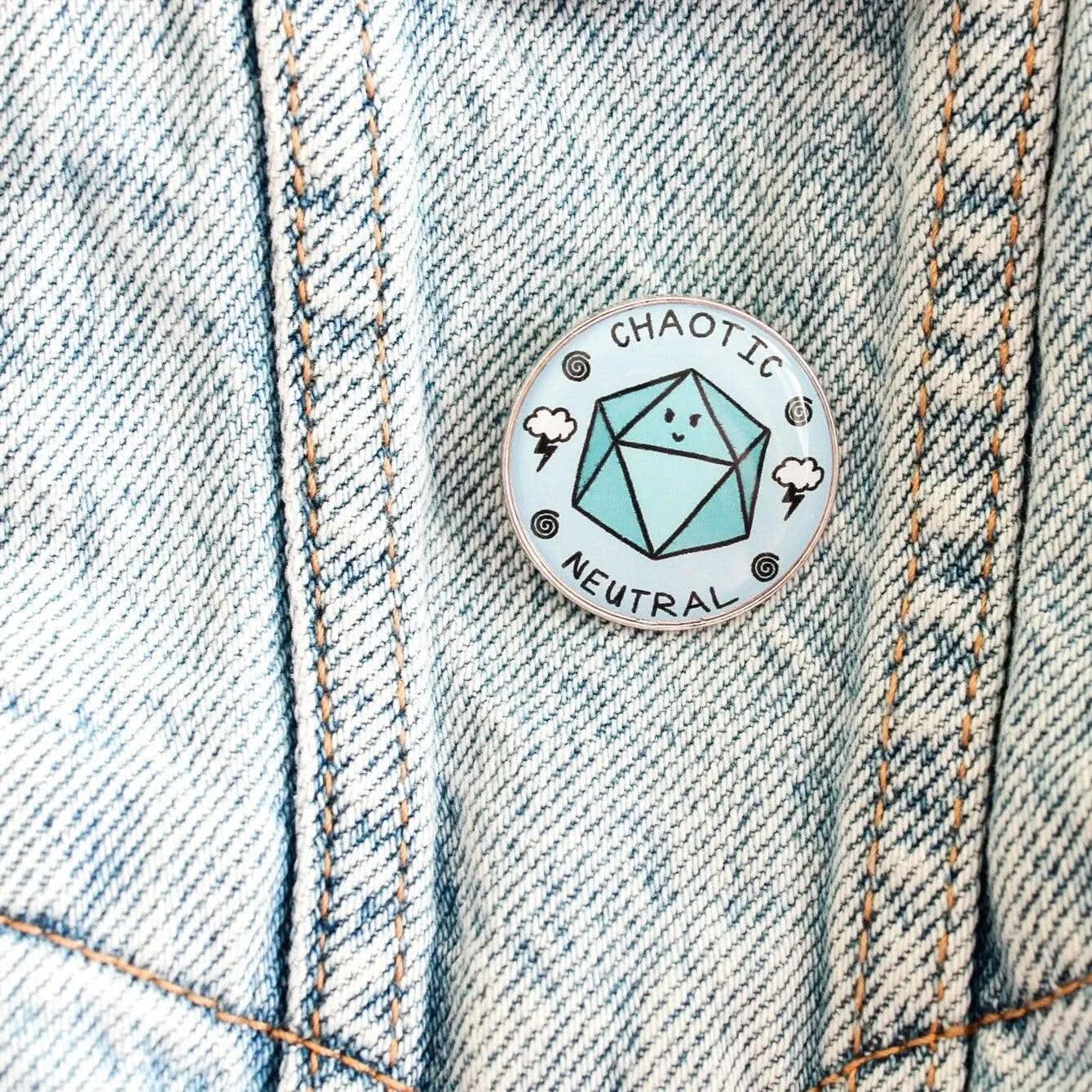 Chaotic Neutral Cloud Pin
