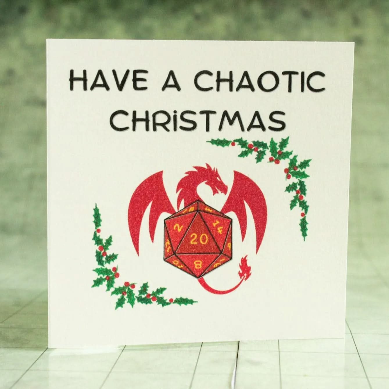 TTRPG Christmas Cards | D&D Christmas | Present | Holidays