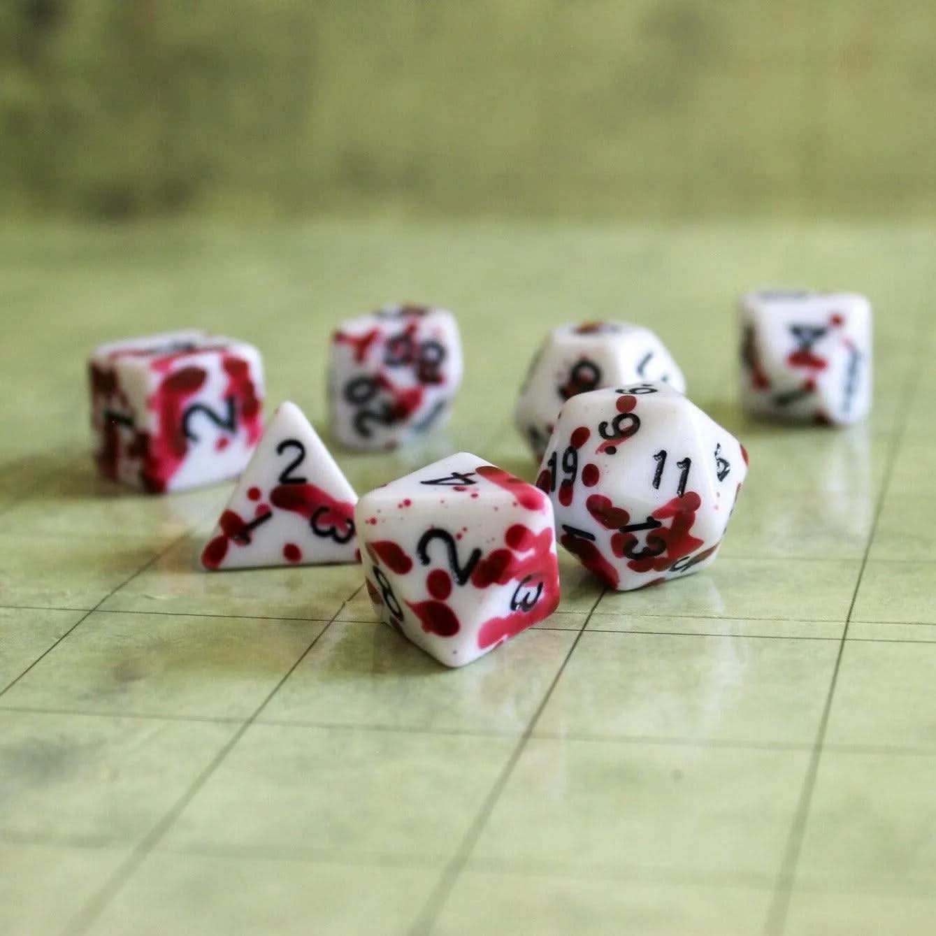 Murder Hobo Red Dice - MysteryDiceGoblins
