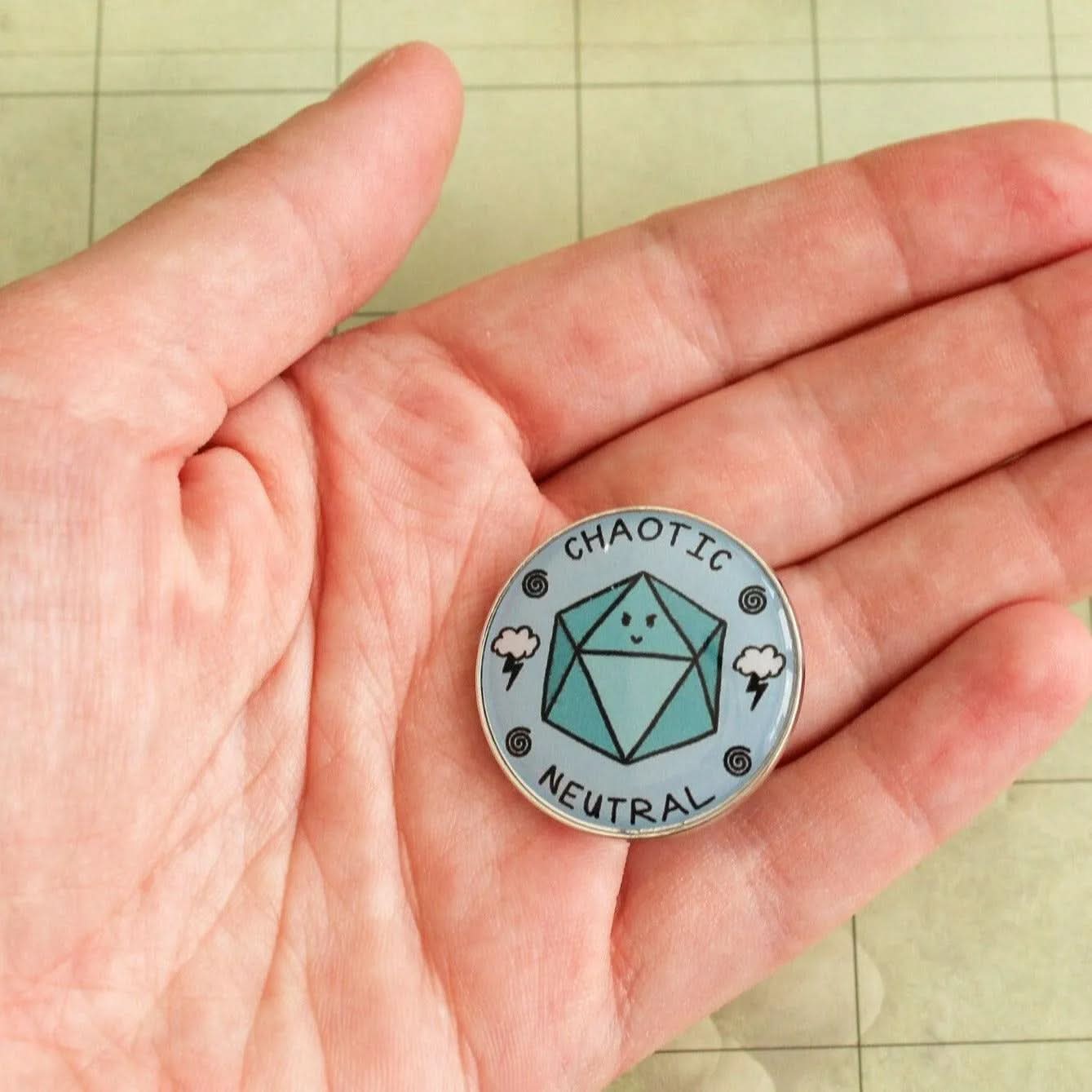 Chaotic Neutral Cloud Pin