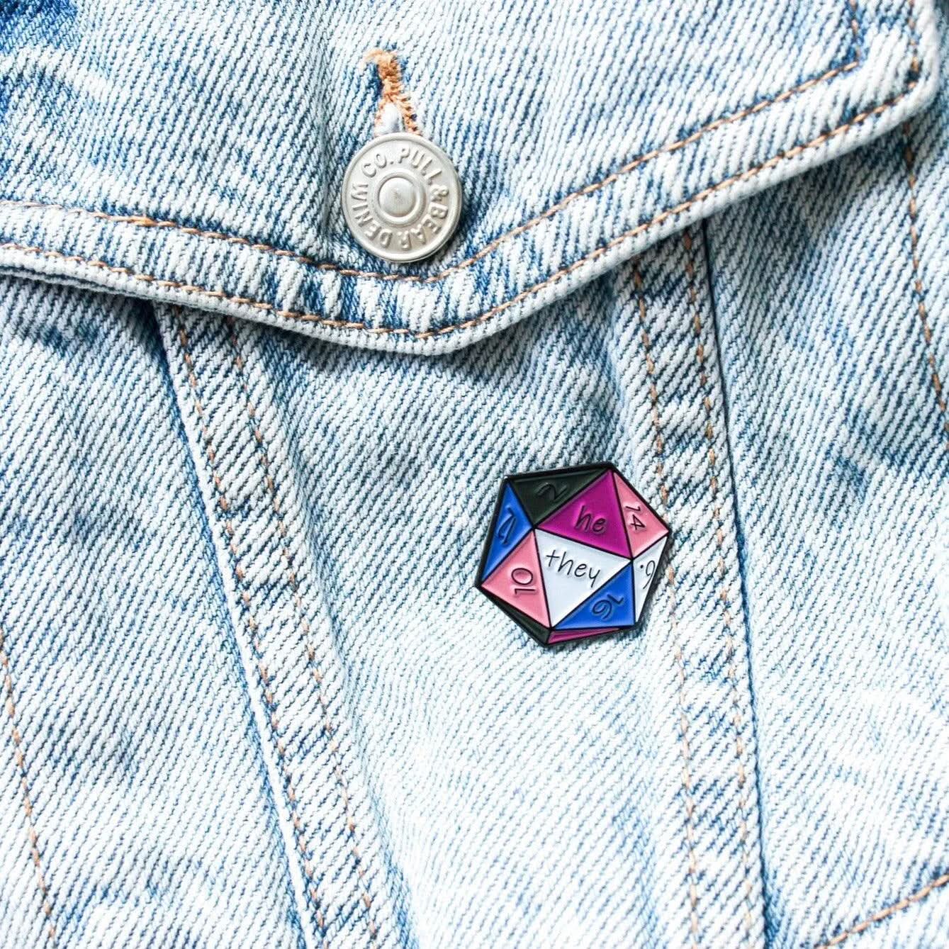 He/They Pronoun Pin