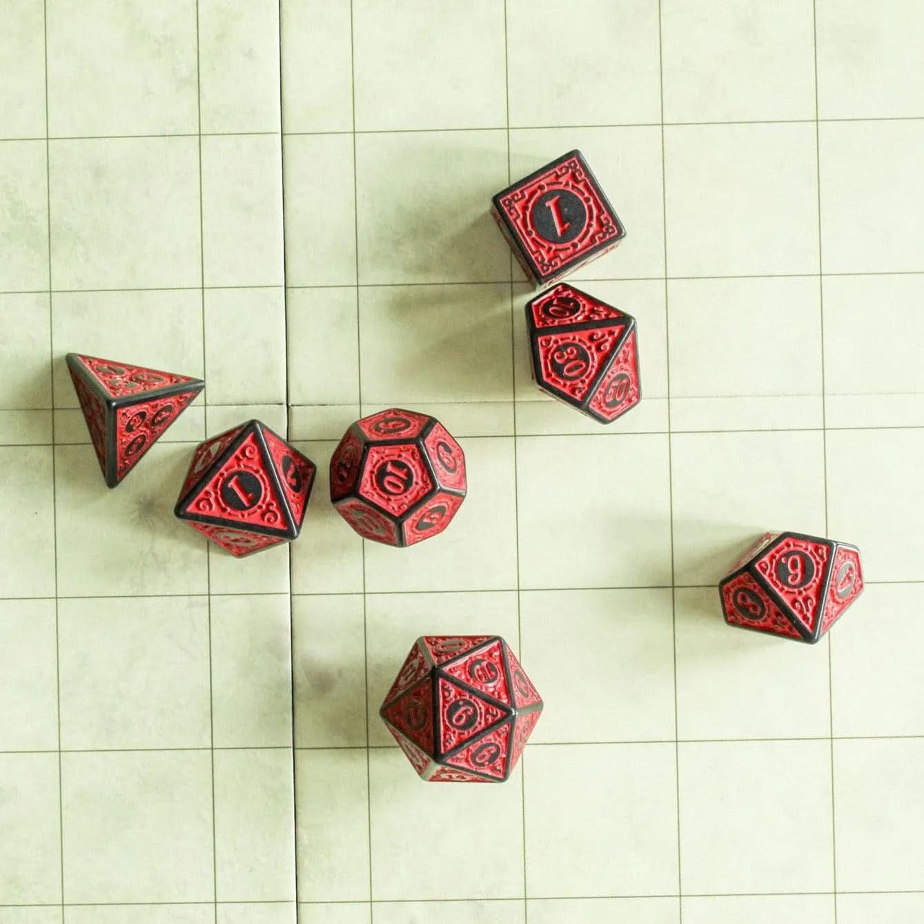 Red Zoltar Dice Set