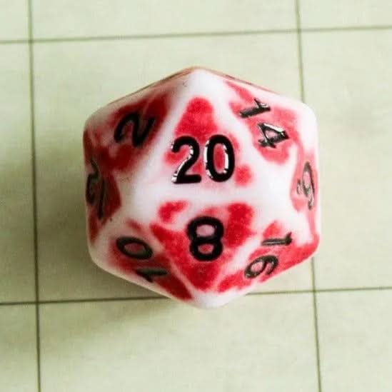 Archaic Light Red Dice Set
