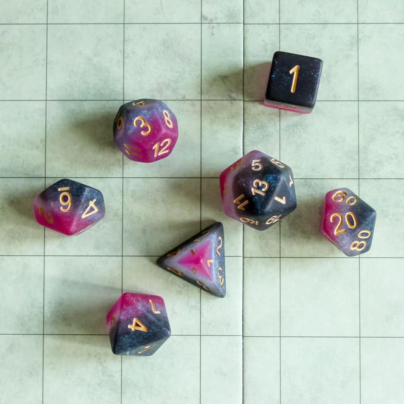 Asexual Pride Flag Dice Set