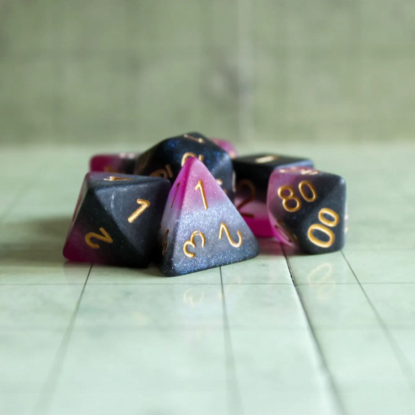 Asexual Pride Flag Dice Set