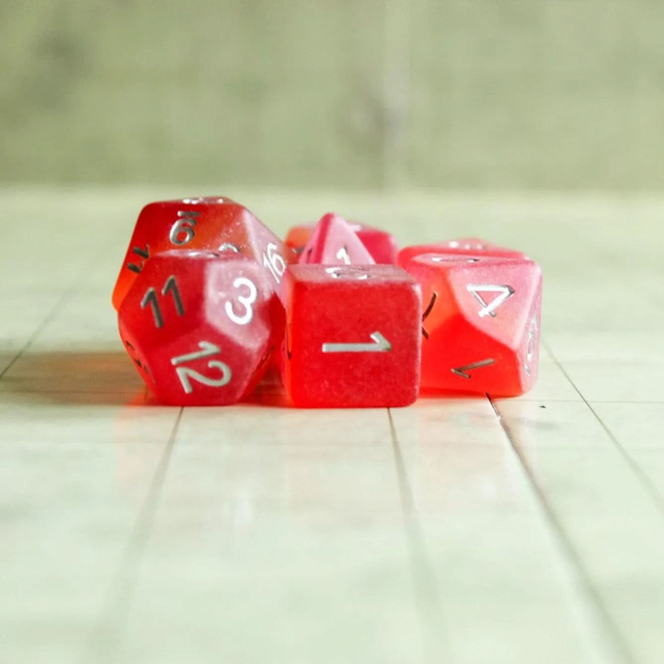 Lesbian Pride Flag Dice Seet