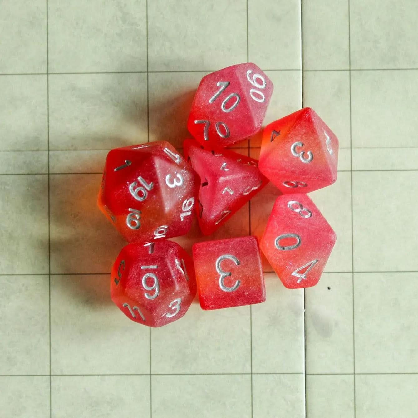 Lesbian Pride Flag Dice Seet