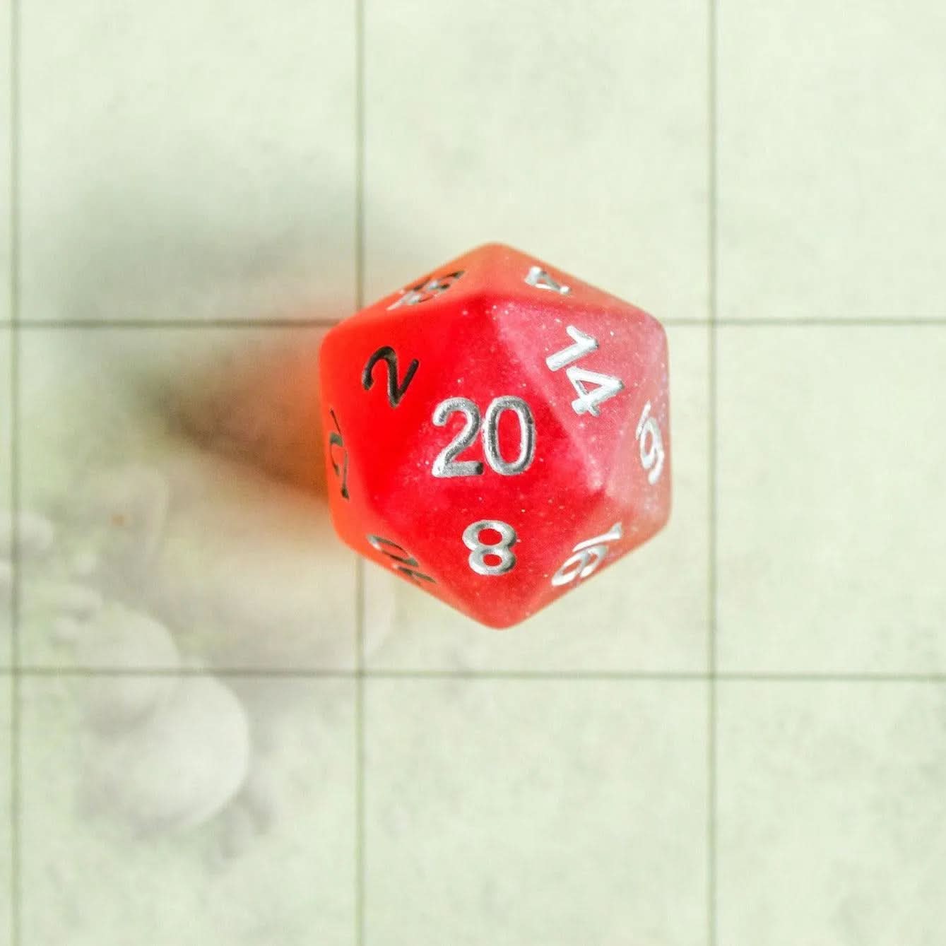 Lesbian Flag Dice, celebrate diversity and roll with style with these stunning multicoloured Lesbian polyhedral dice Orange and Red - MysteryDiceGoblins