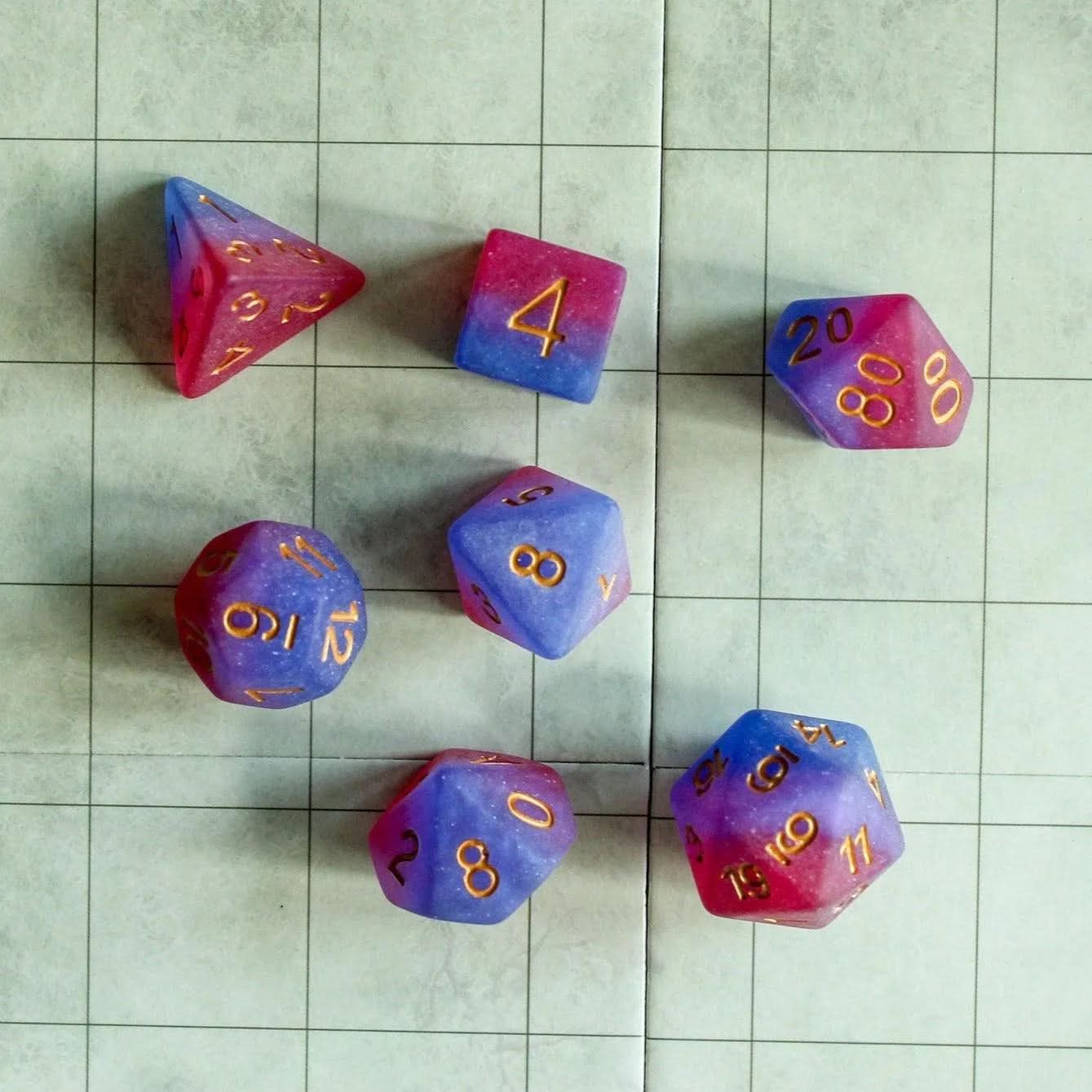 Bisexual Pride Flag Dice