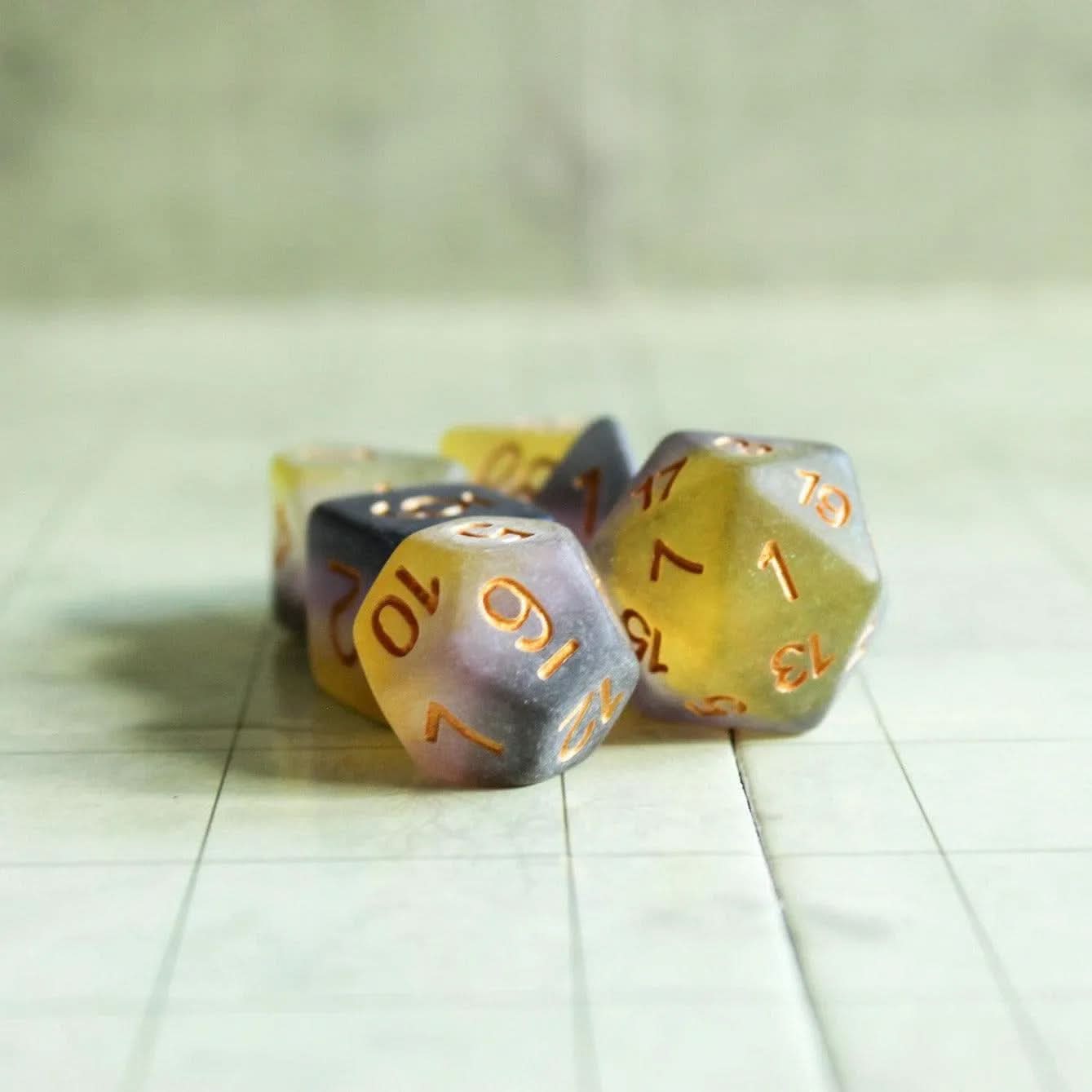 Non-Binary Pride Flag Dice Set