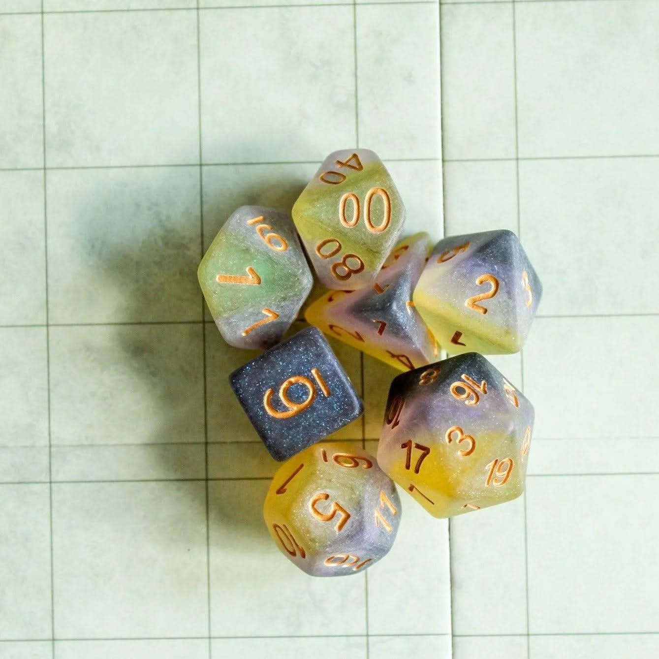 Non-Binary Pride Flag Dice Set