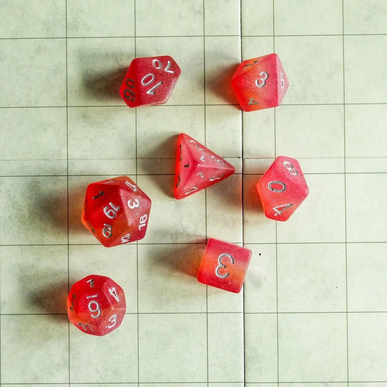 Lesbian Pride Flag Dice Seet