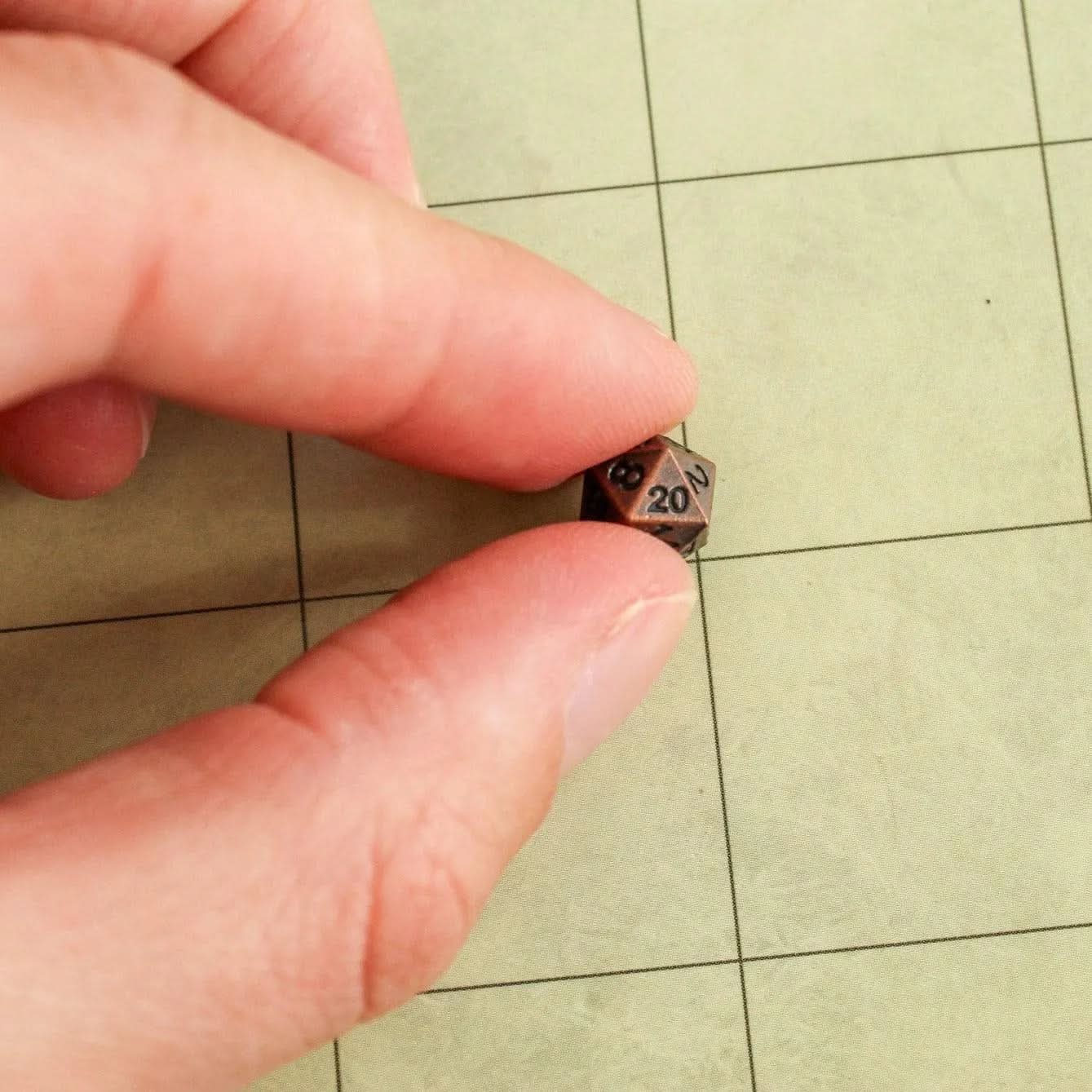 Bronze Small Mini dice