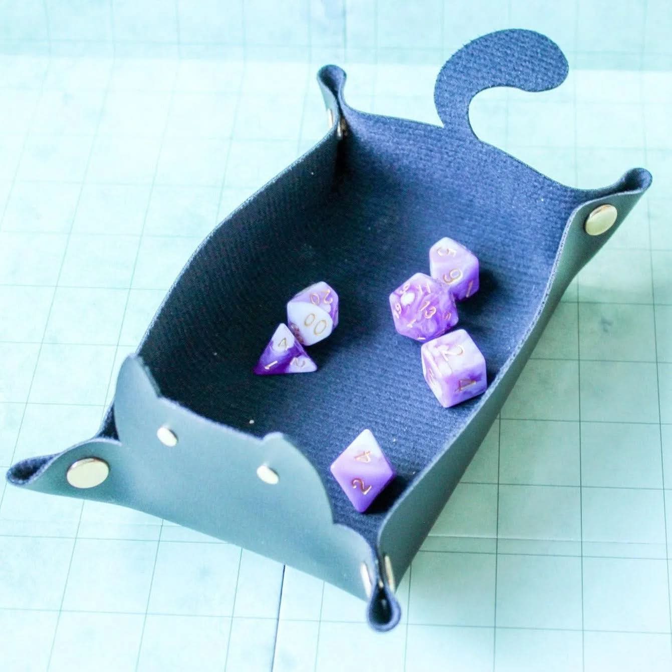TTRPG Crazy For Cats Set | Dungeon and Dragons, Mystery Dice Cats Box, includes mystery dice packs, never the same sets | TTRPG Dice - MysteryDiceGoblins