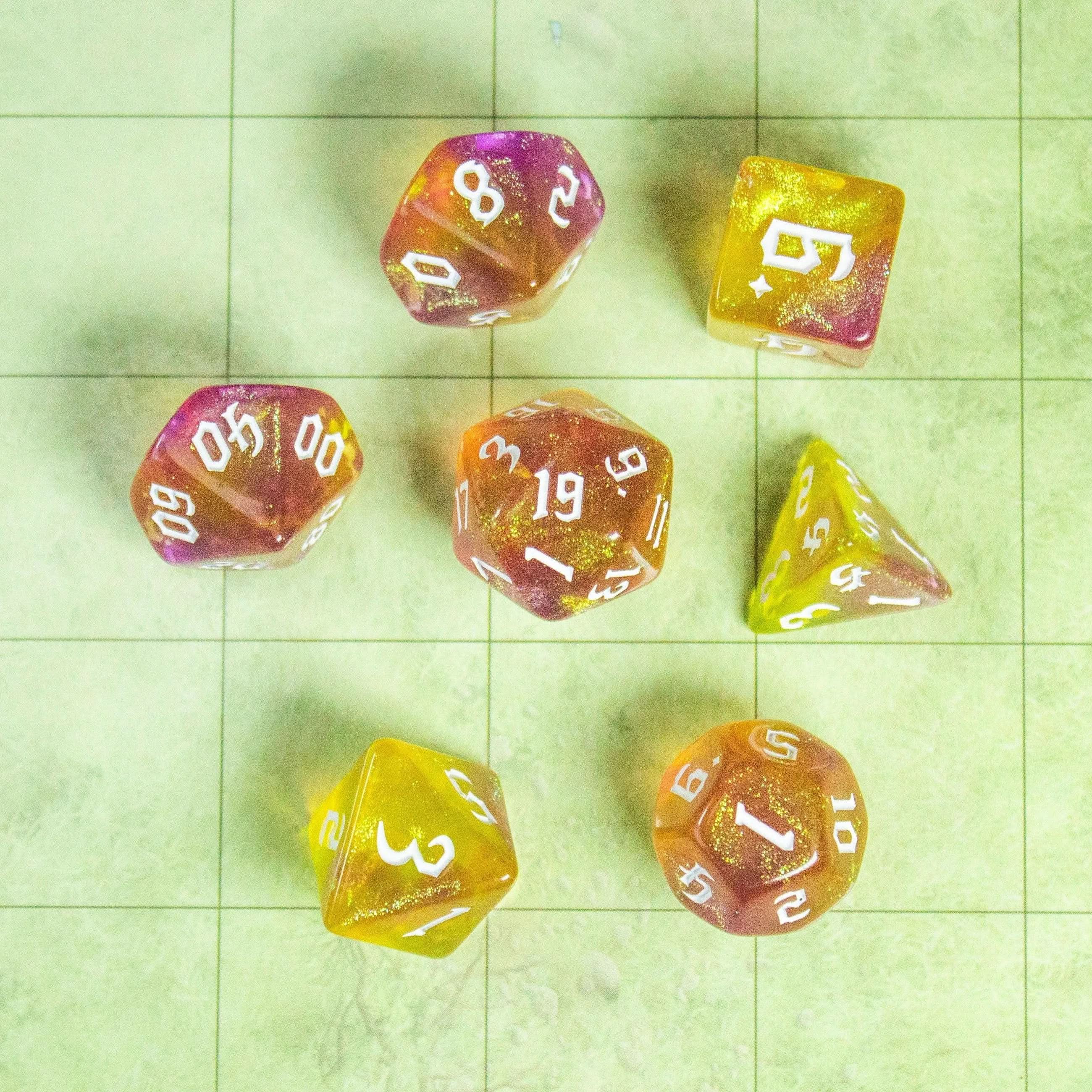 Sunset Fog Dice Set