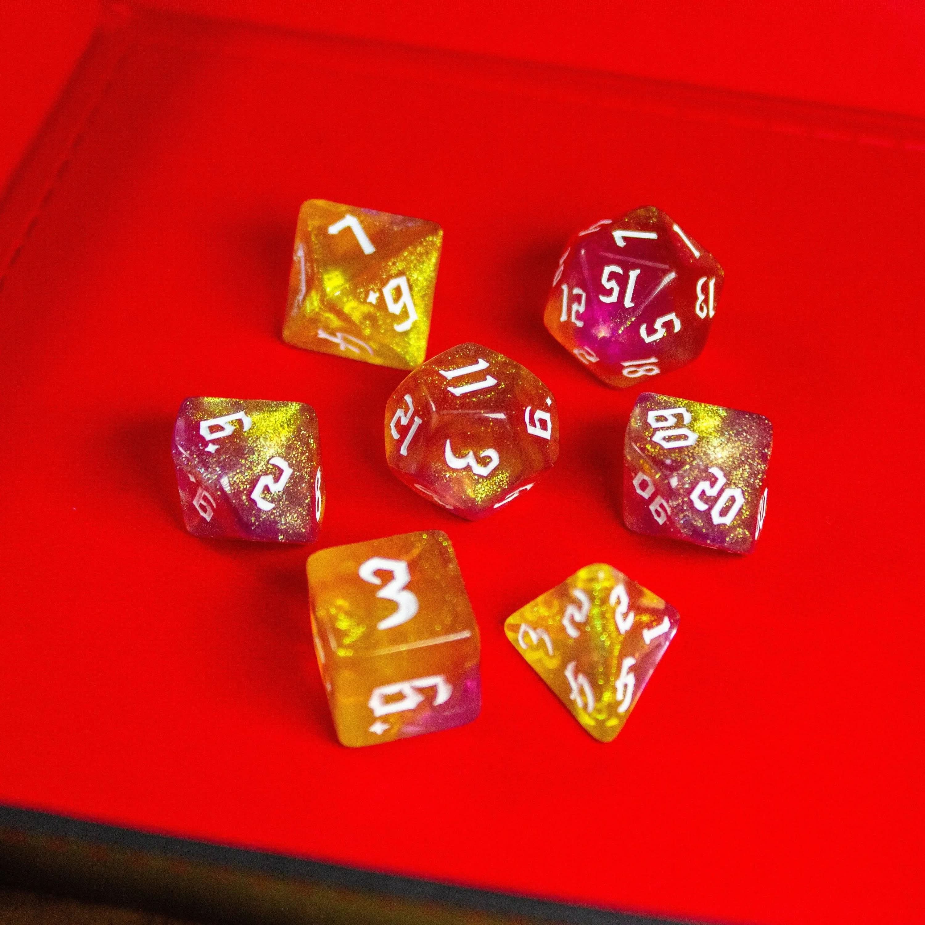 Sunset Fog Dice Set