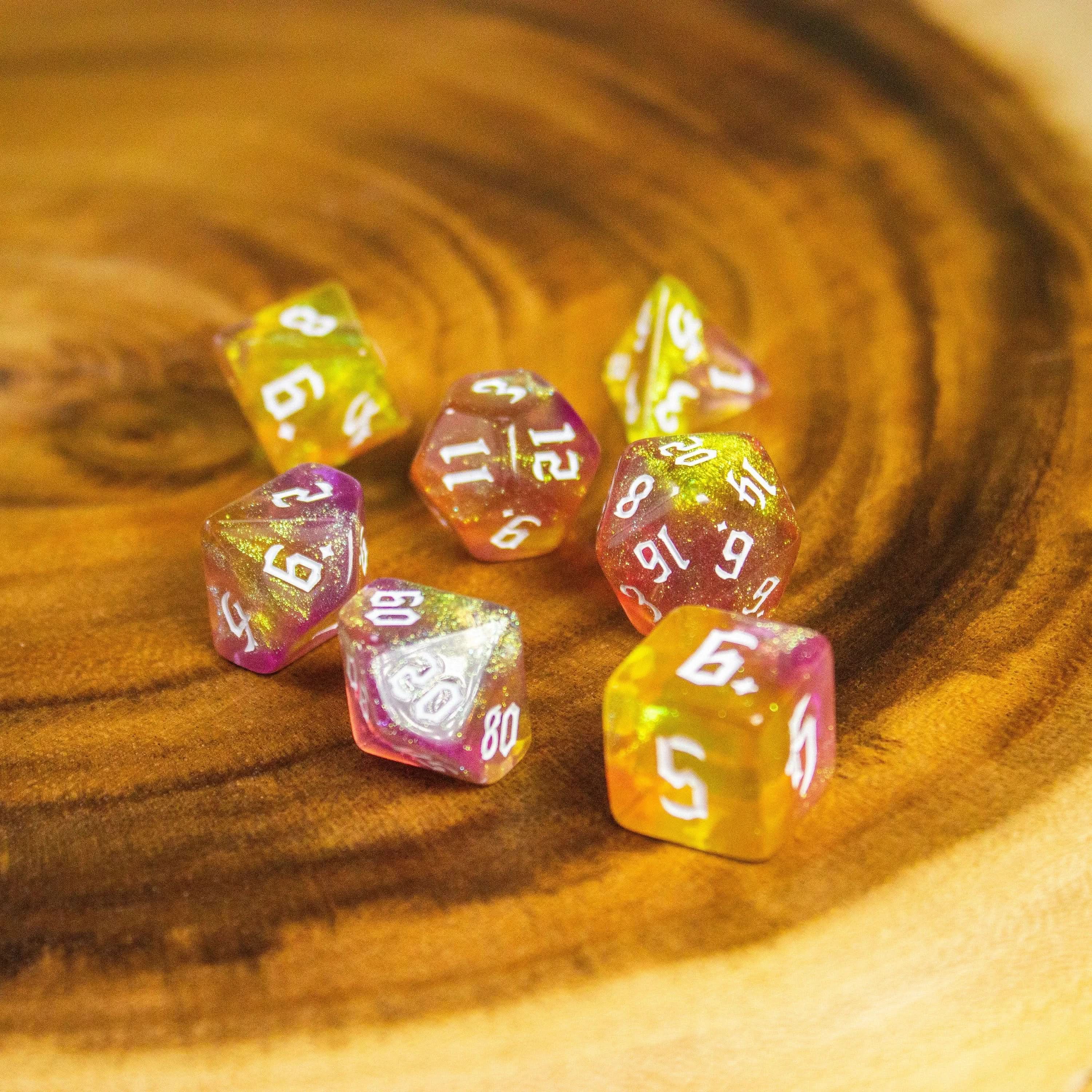 Sunset Fog Dice Set