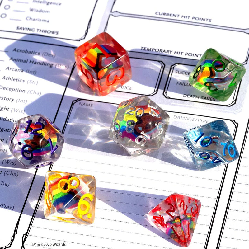 Dice Set - D&D Progress Pride Unlimited
