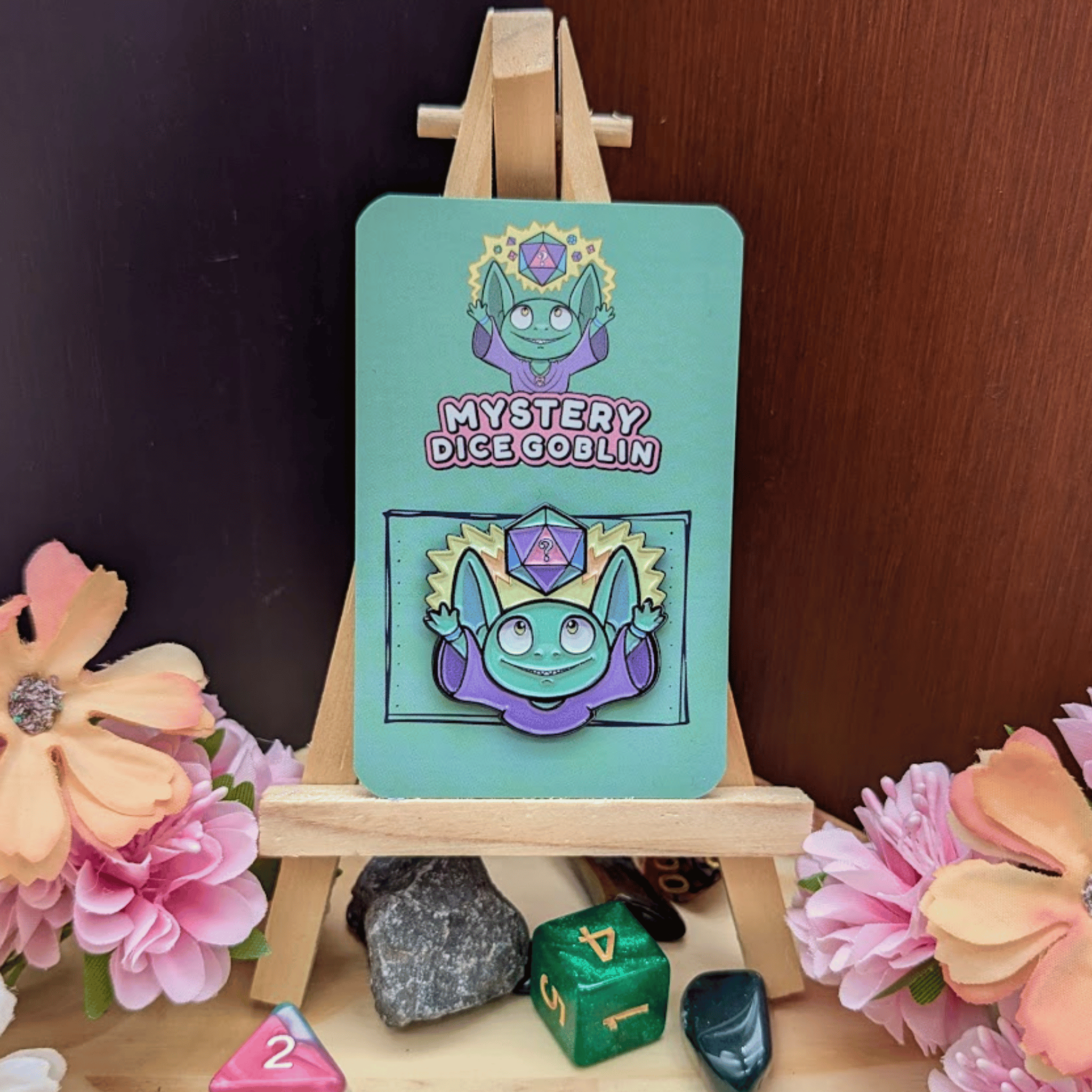Mystery Dice Goblin Quinny Pin