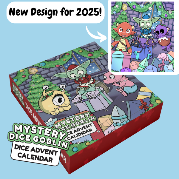 Dice Goblin Advent Calendar! Dice Advent Calendar | Dice Goblin Dice| Mystery Dice Goblin|