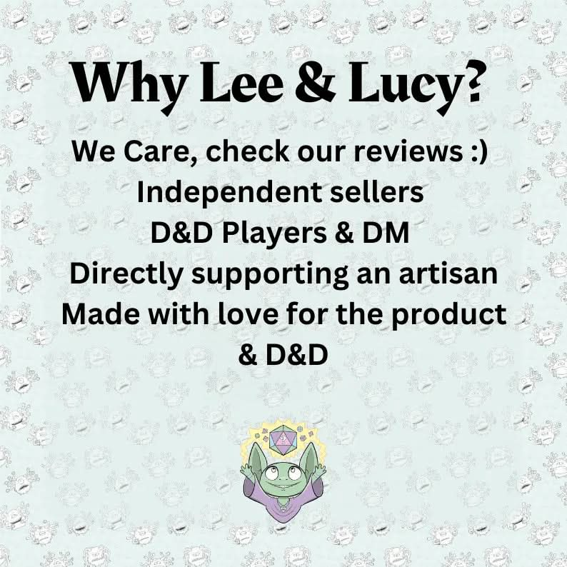 Archaic Purple DnD Dice Set - Mystery Dice Goblin