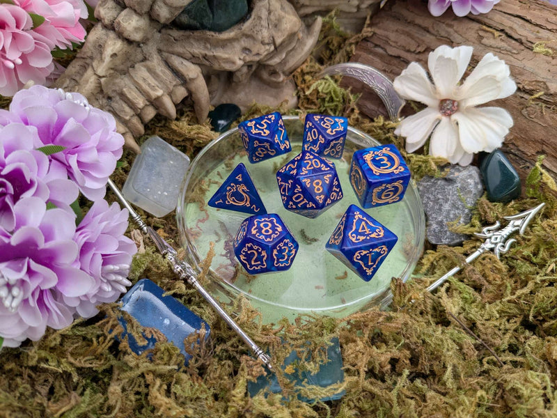 Dragon Blue Dice Set
