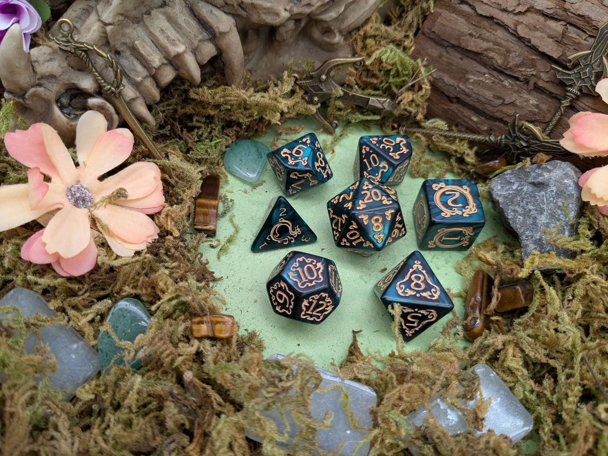 Dragon Green Dice Set
