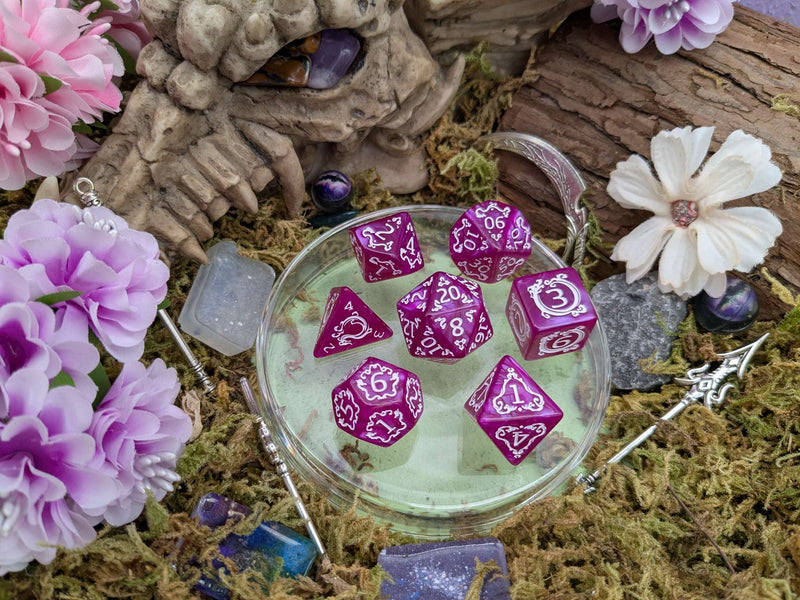 Dragon Pink Dice Set