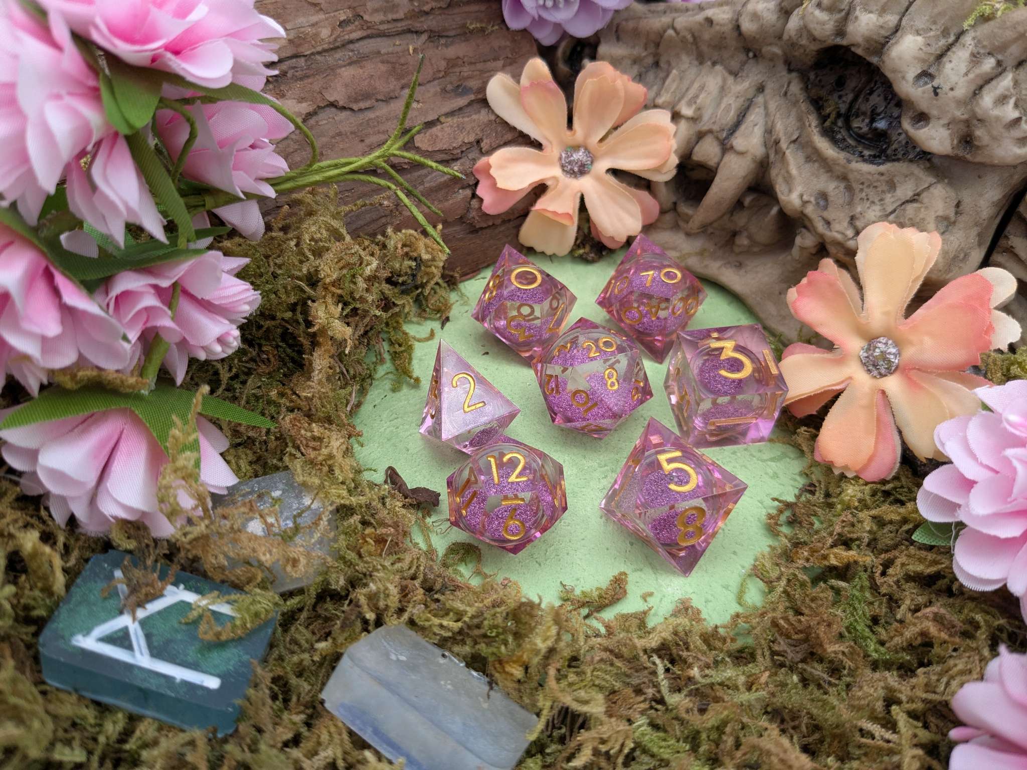 Enchanted Rose Liquid Core Dice