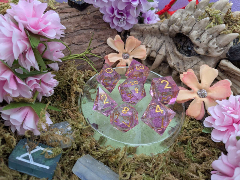 Enchanted Rose Liquid Core Dice