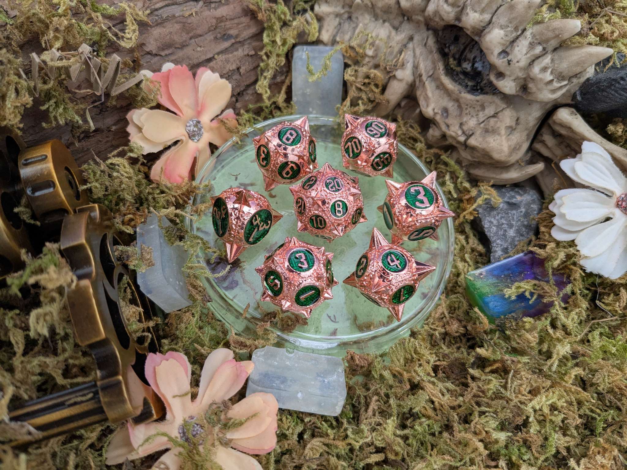 Vipers Sting | Metal Caltrop Dice Set