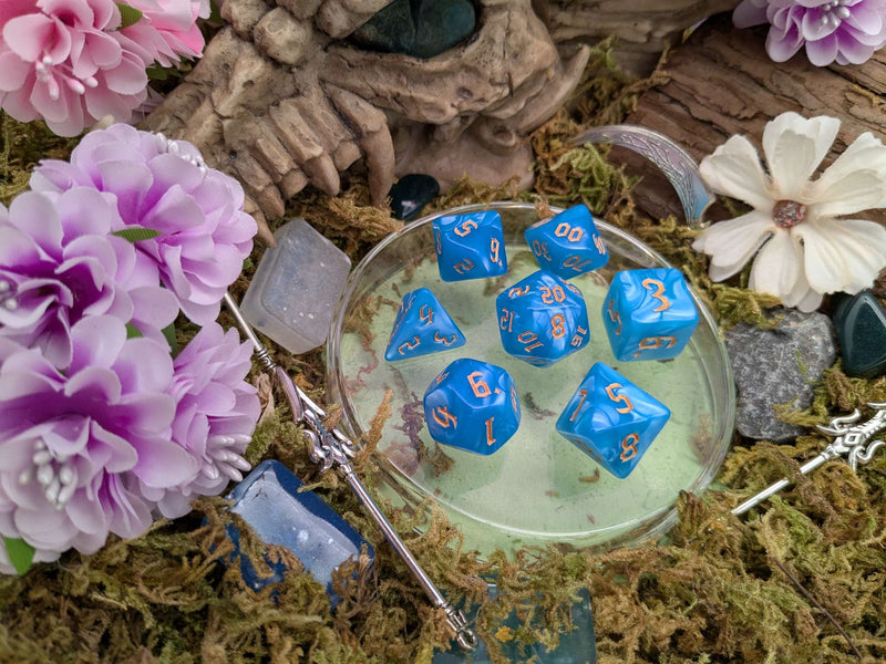 Blue Mist Dice Set