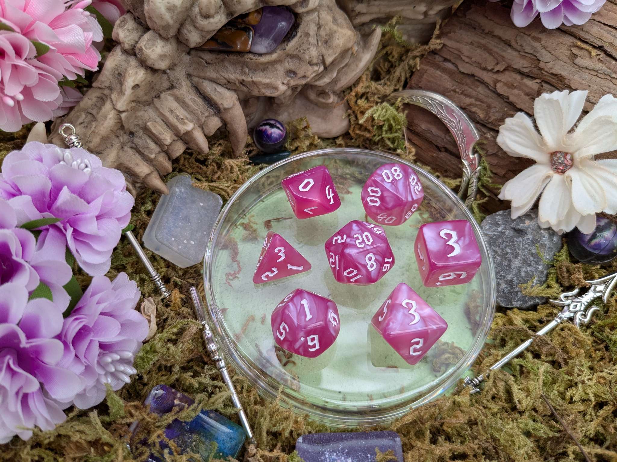 Mist Rose Dice Set
