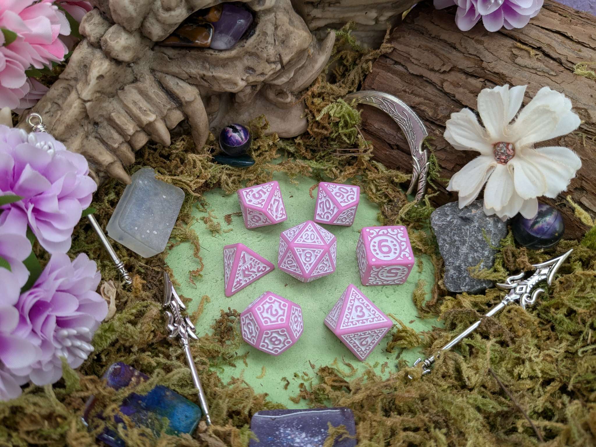 Ornate Fairy Dice Set
