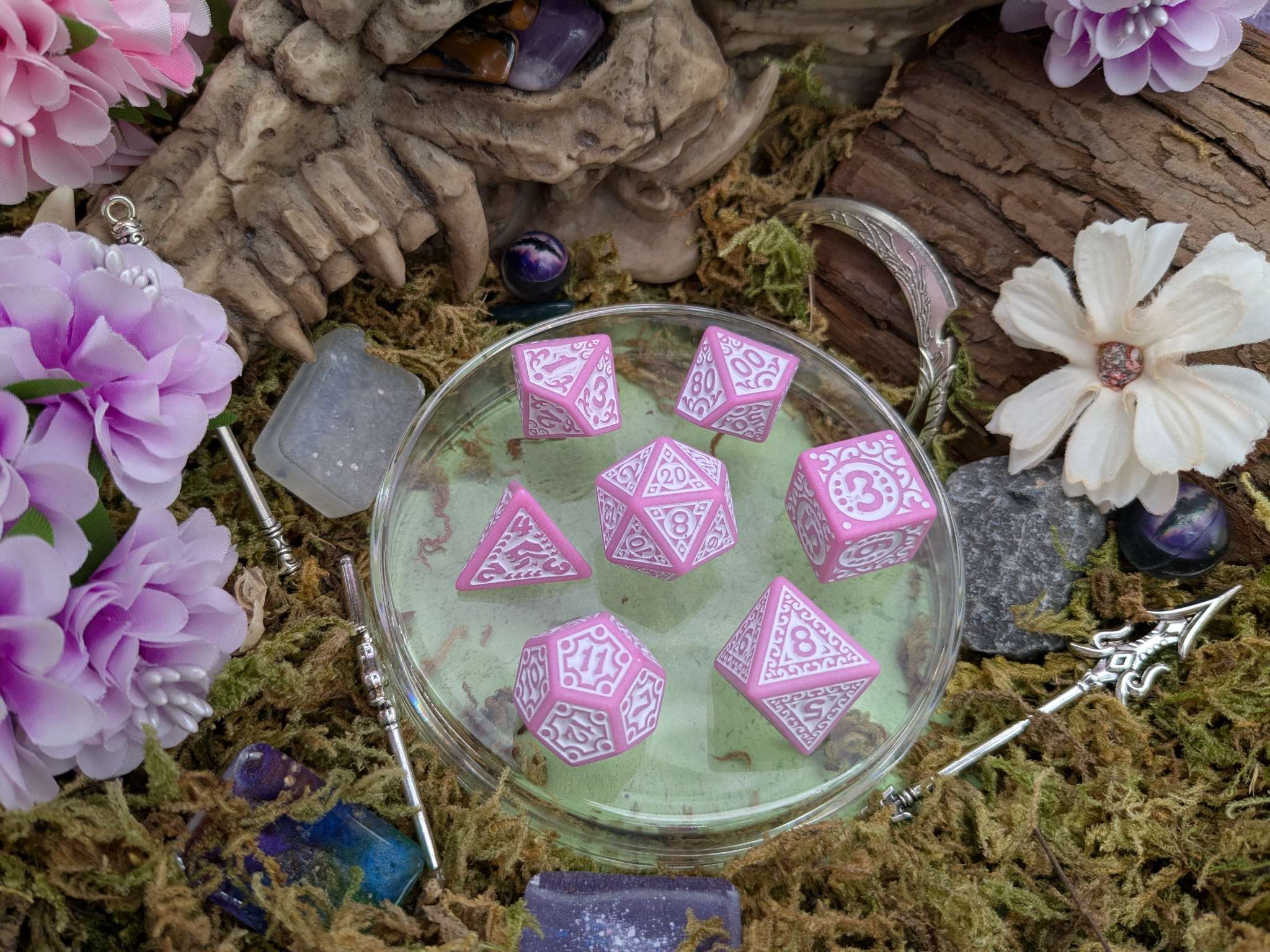 Ornate Fairy Dice Set
