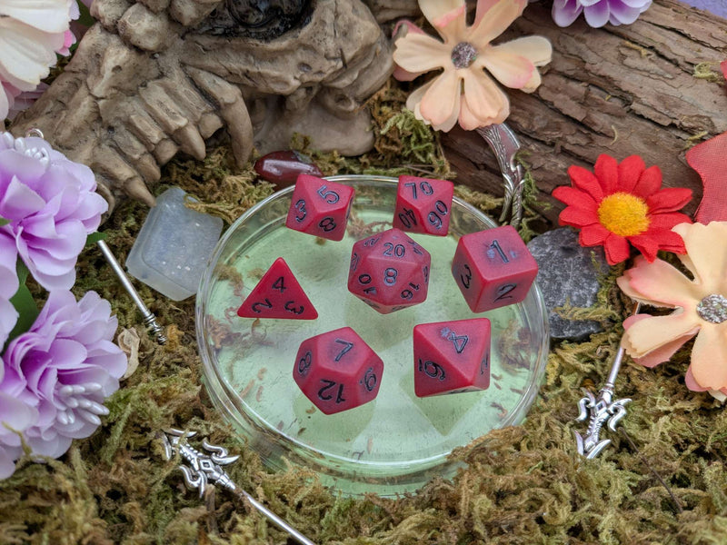 Vampire Pastel Red Dice
