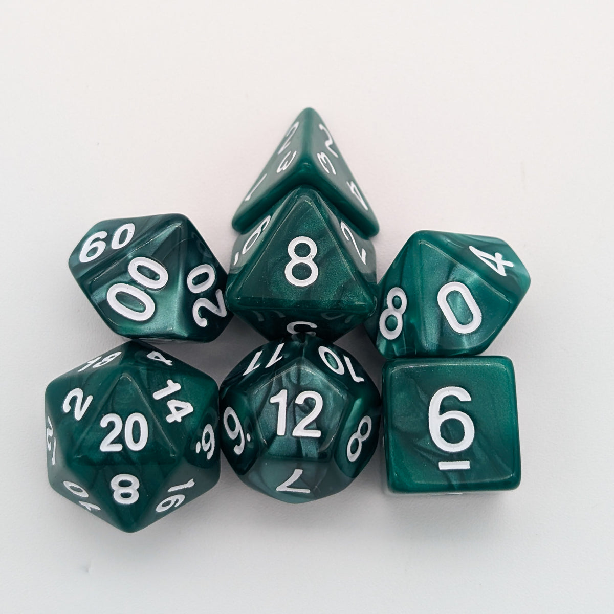 Pearl Hunter Green Dice