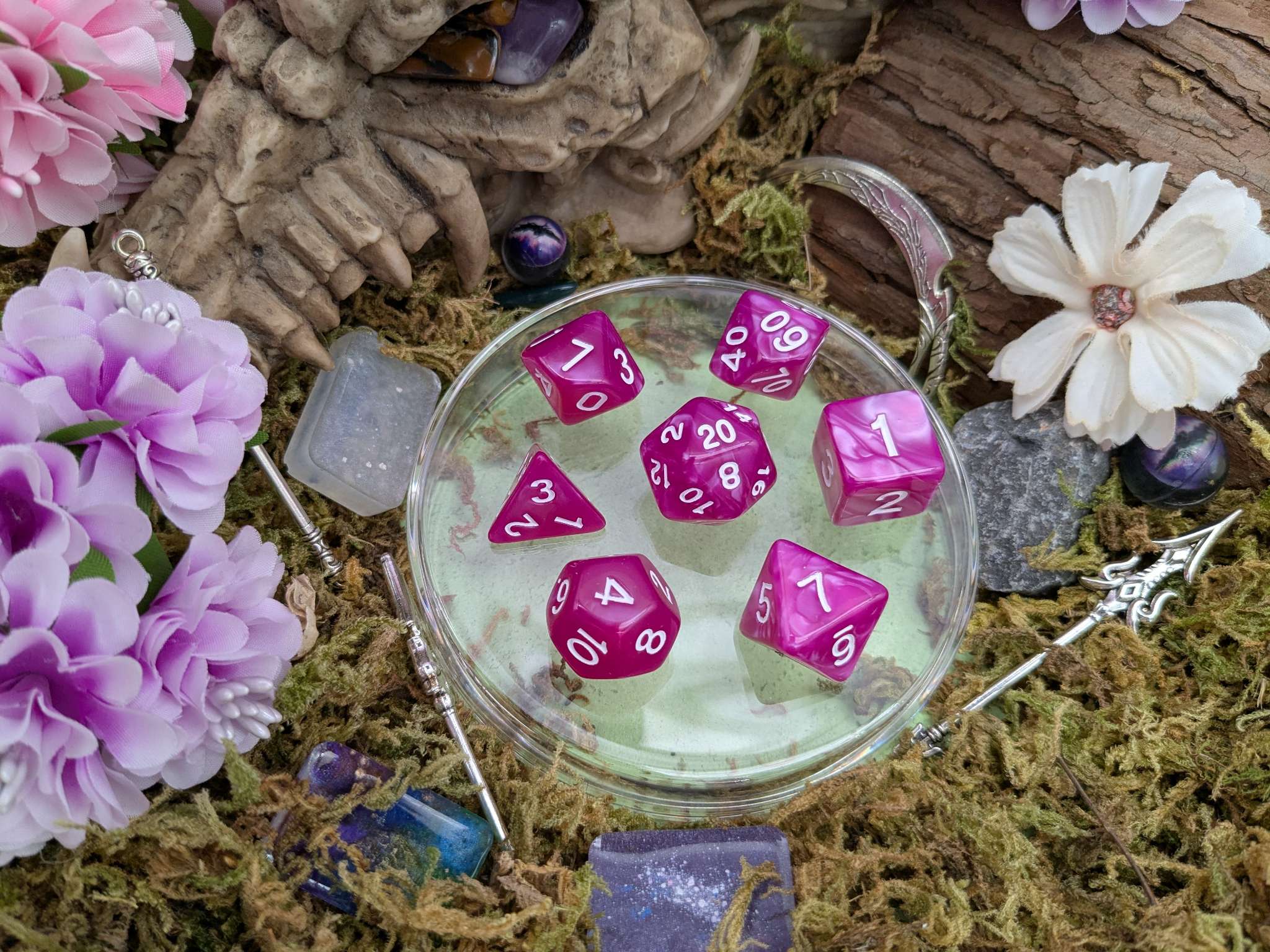 Pearl Pink Dice Set