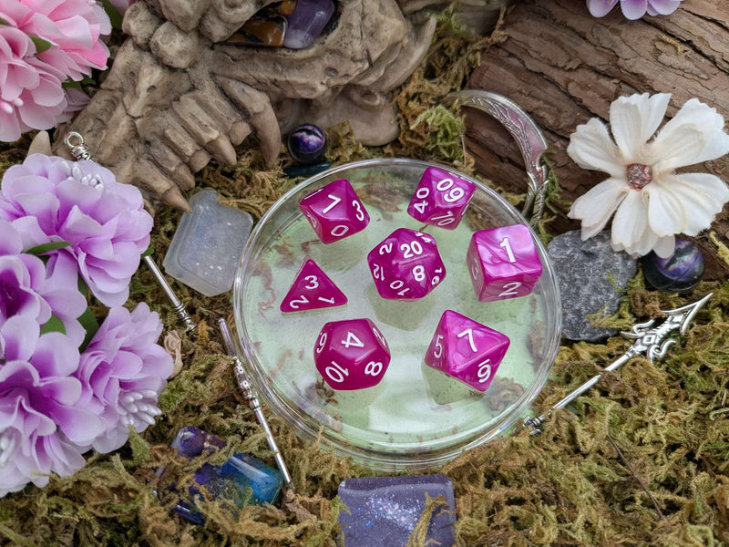 Pearl Pink Dice Set