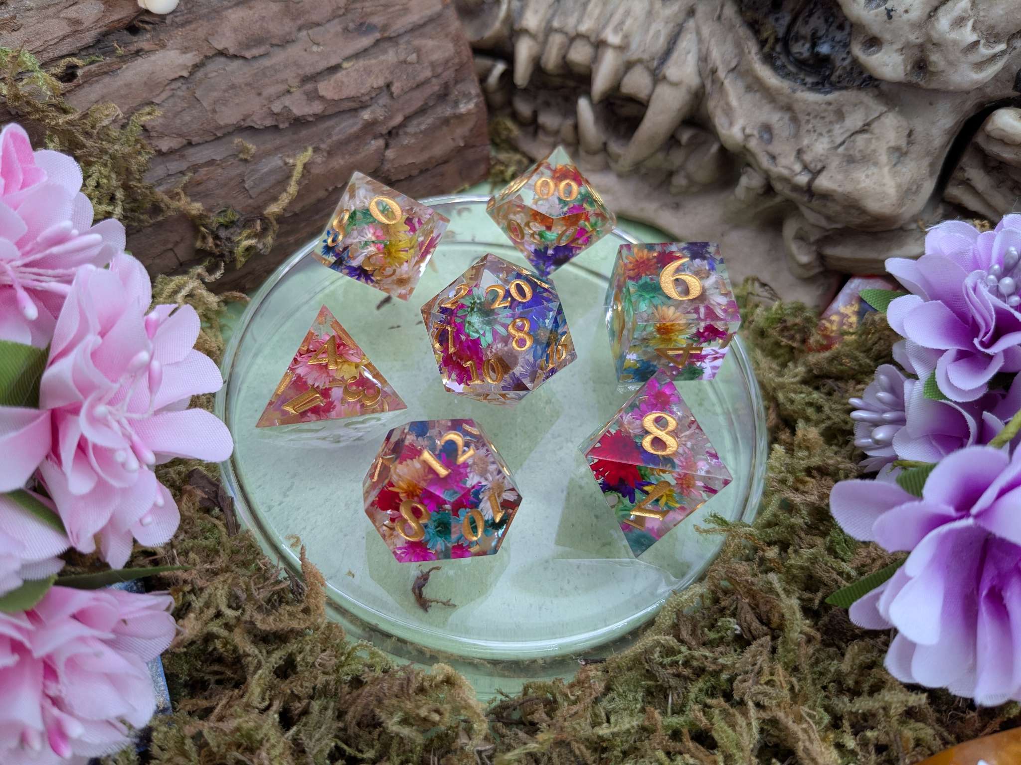 Flower Sharps Dice