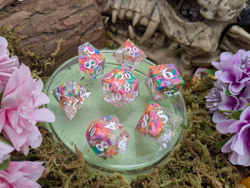 Packed Confetti Sharp Dice Set