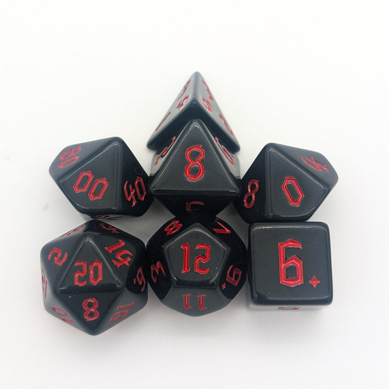 Red Witch Dice Set